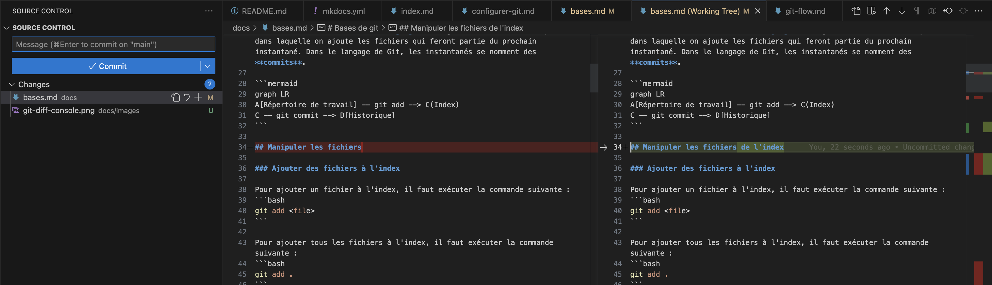 Visual Studio Code - Diff