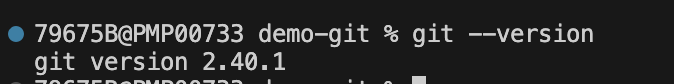 git version