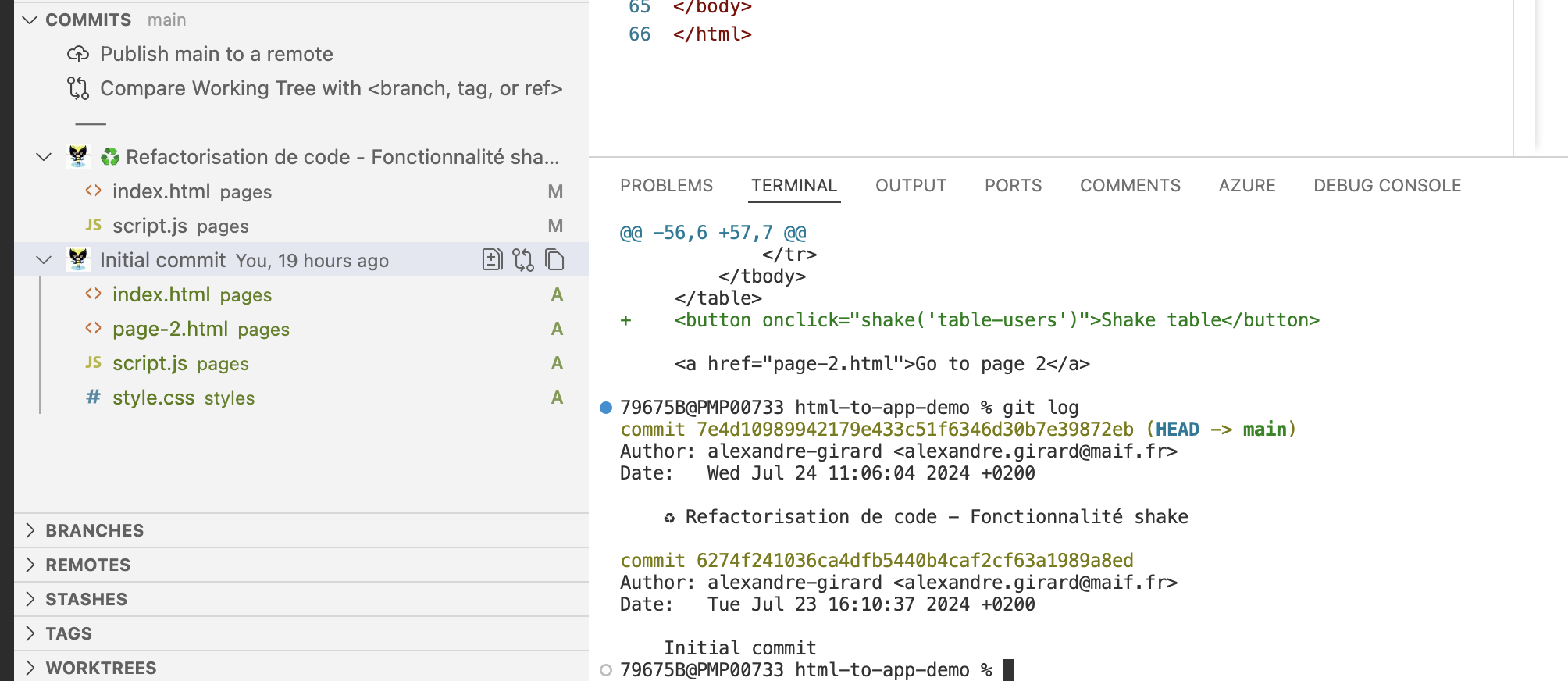 Git - Visual Studio Code