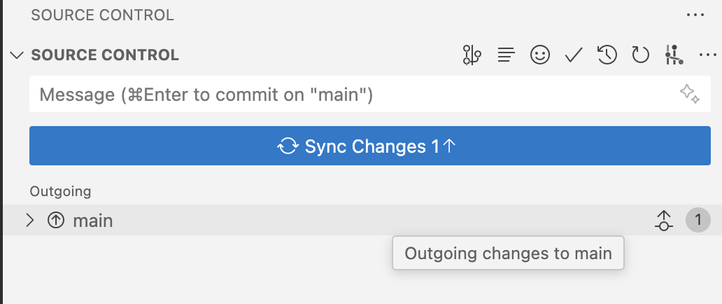 Git in VSCode Explorer